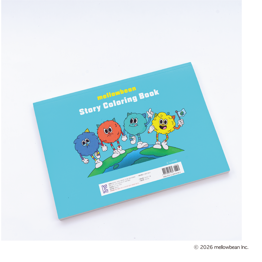 story coloring book mellowbean