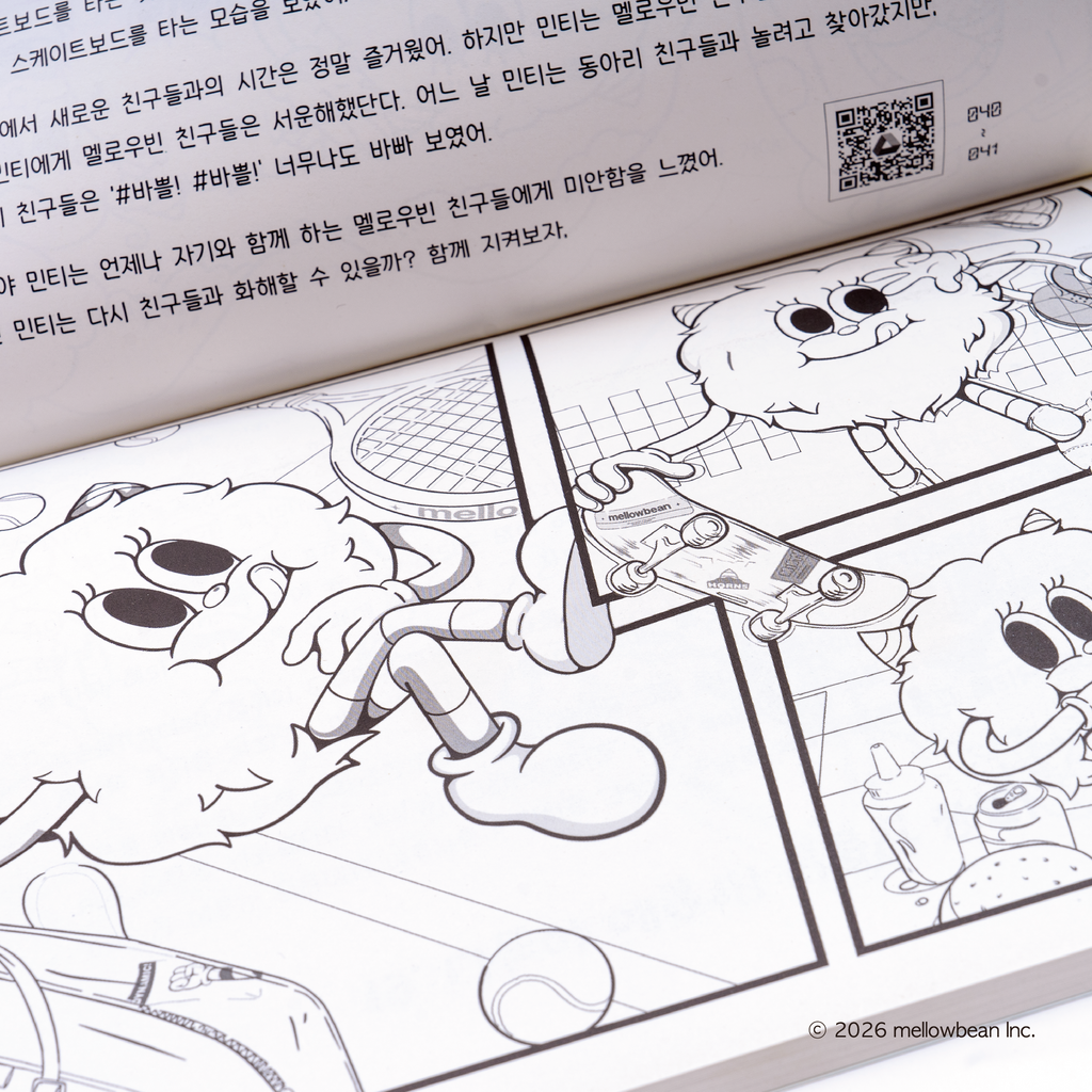 story coloring book mellowbean