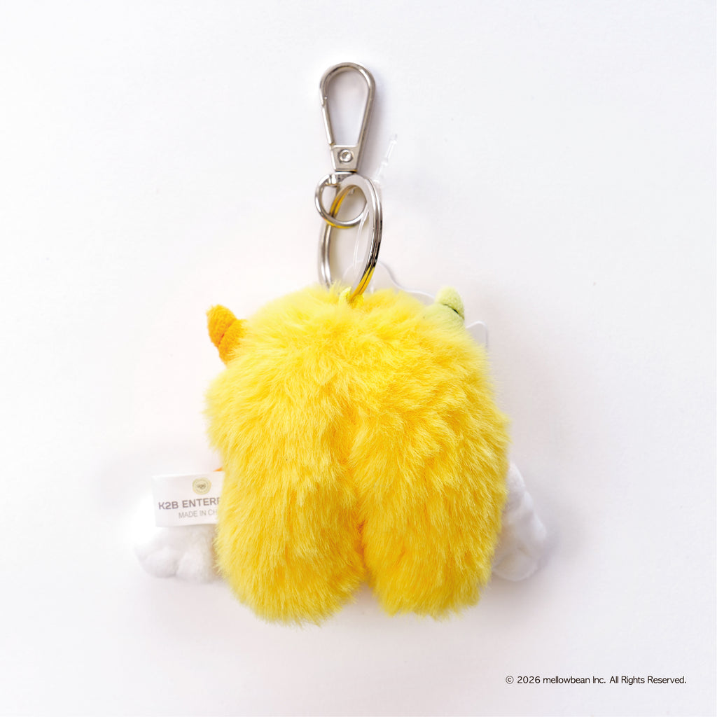 square keyring 10cm (yelly) mellowbean