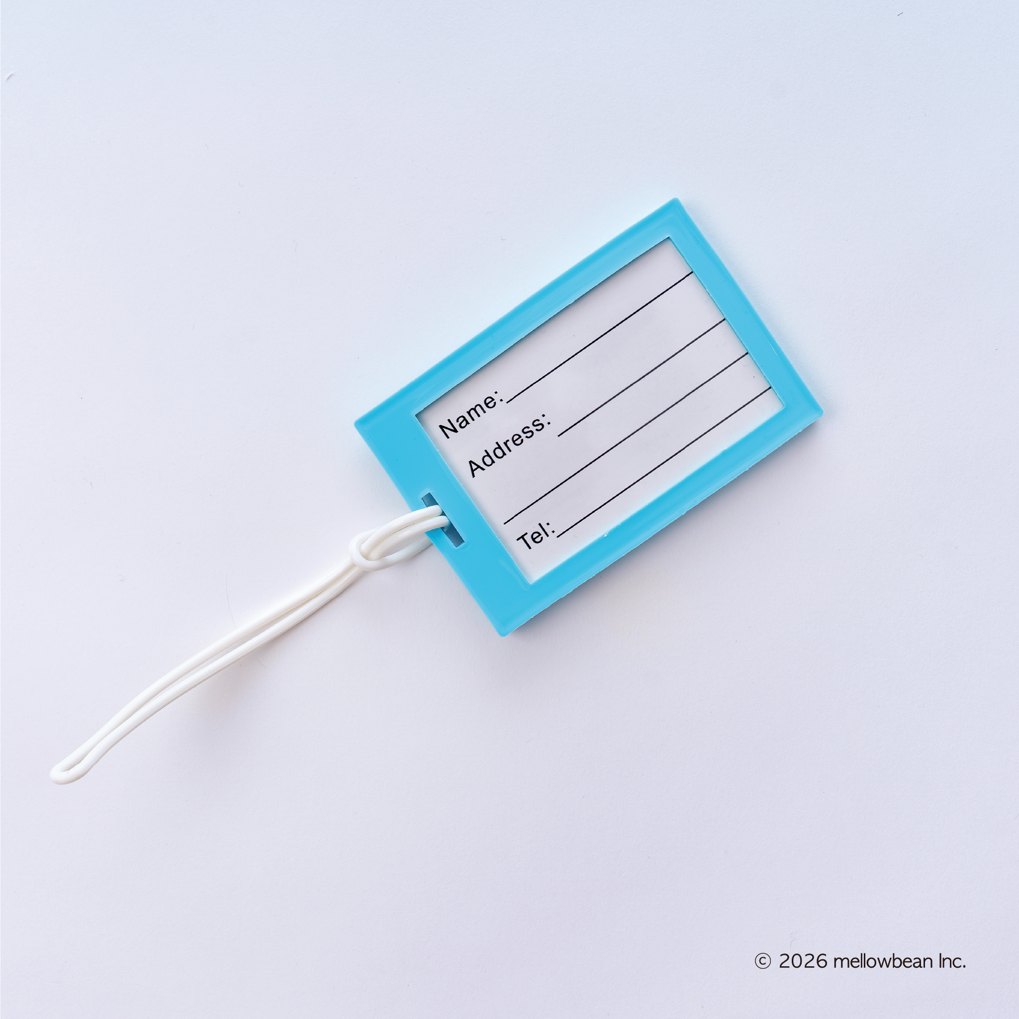 silicone name tag mellowbean