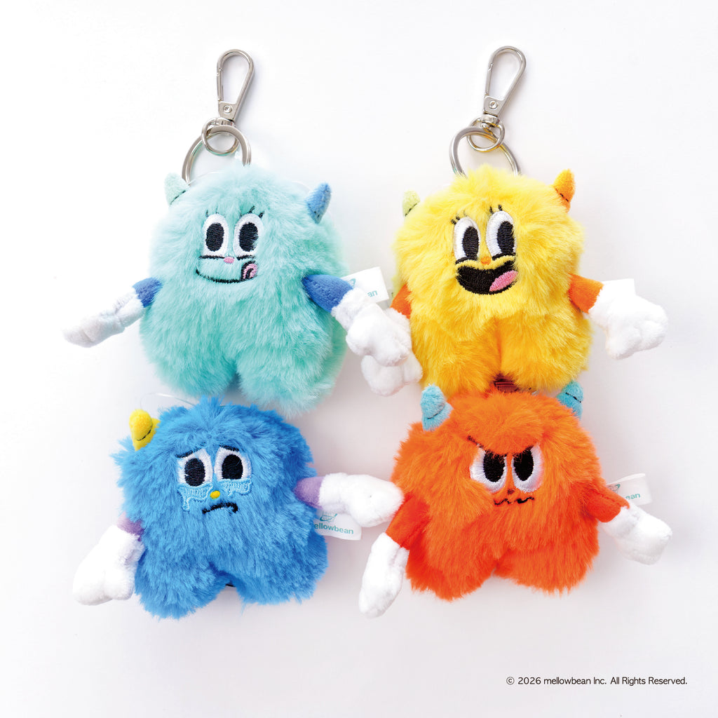 square keyring 10cm (lully) mellowbean