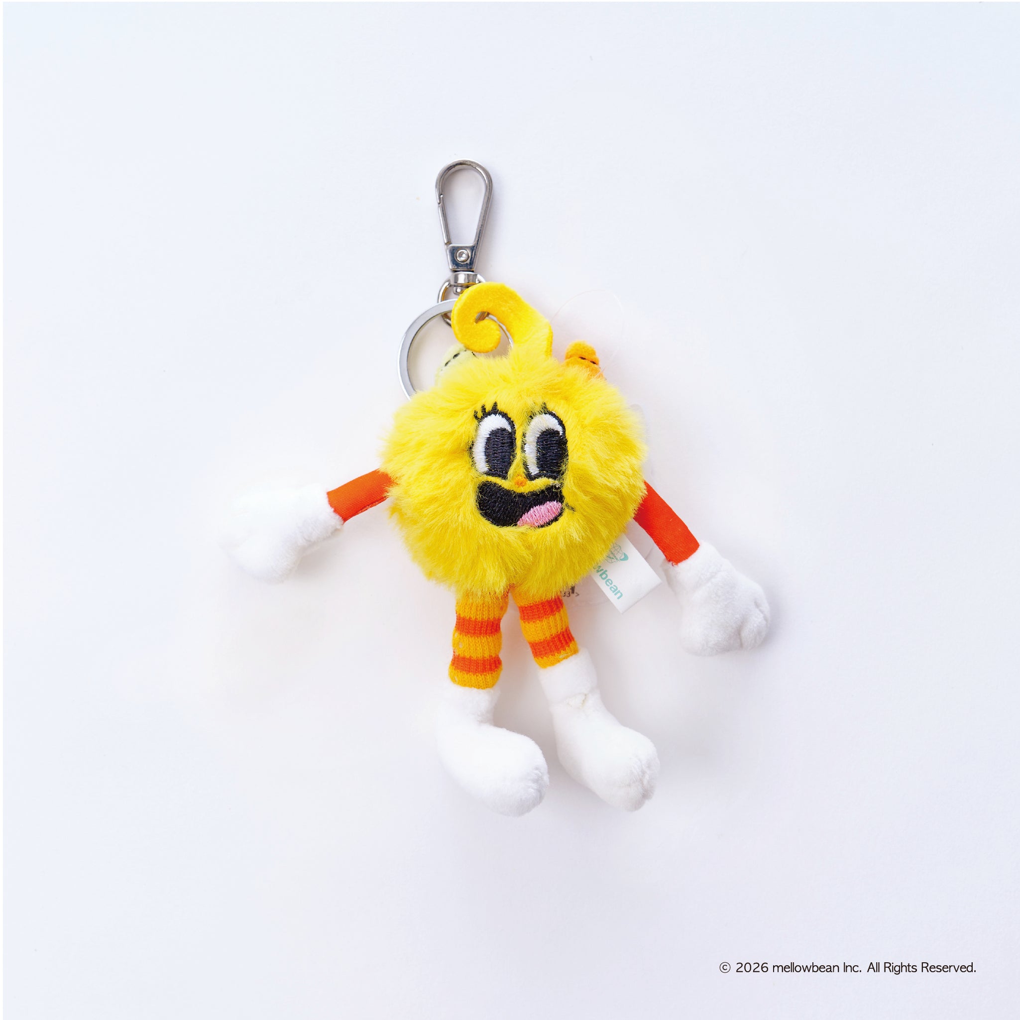 round keyring 18cm (yelly) mellowbean