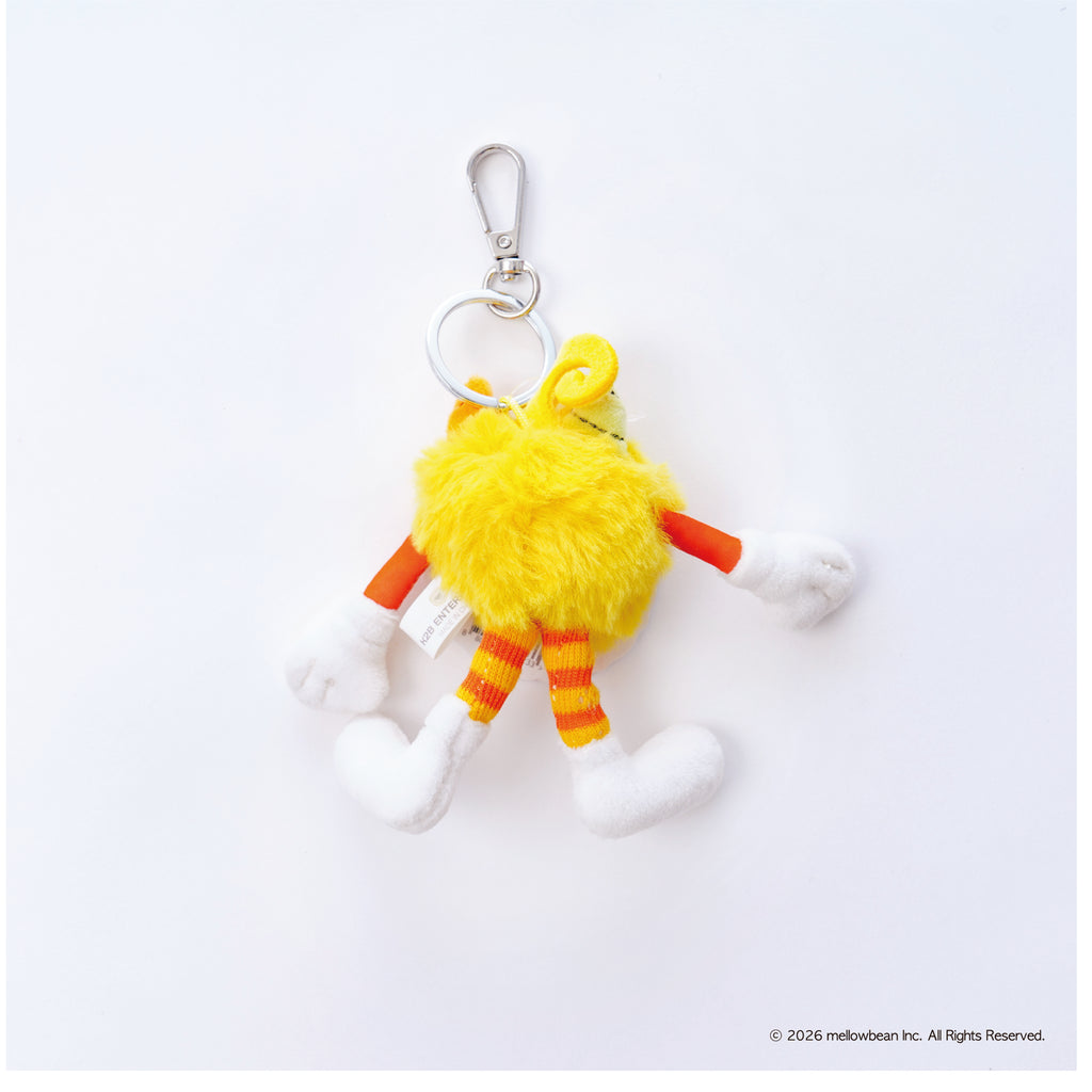 round keyring 18cm (yelly) mellowbean